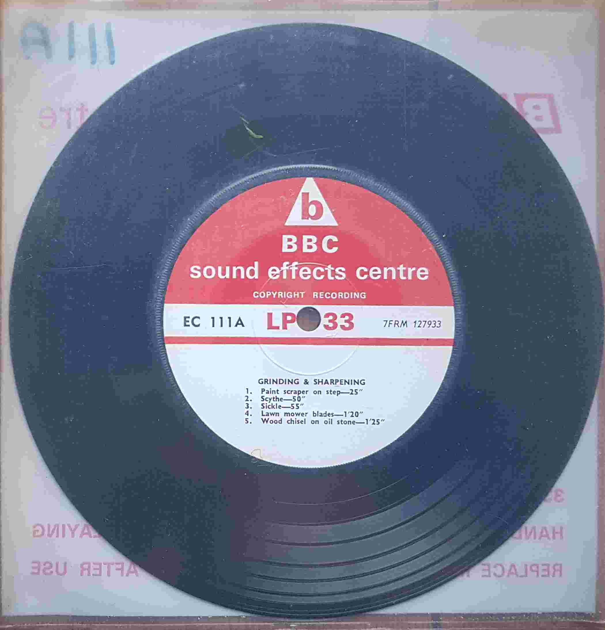 Picture of EC 111A Grinding & sharpening by artist Not registered from the BBC records and Tapes library